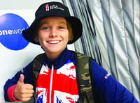 Marley in his ‘happy place’ at wakeboard world championships