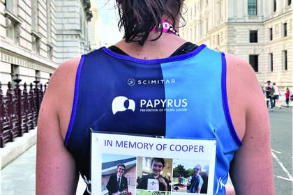 London Marathon runner motivated by teenage nephew who took own life