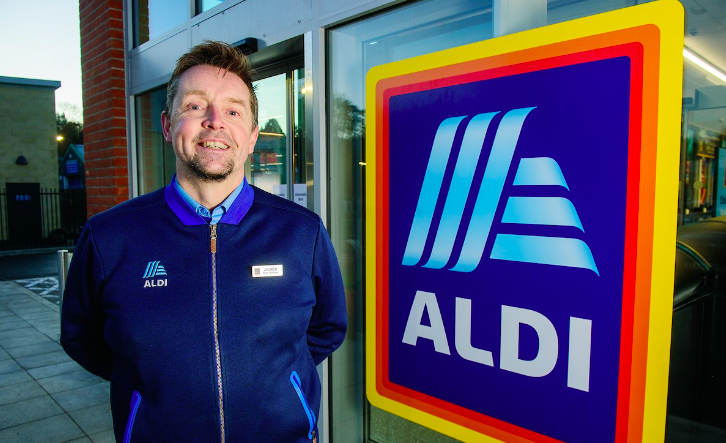 Aldi Abergavenny reopens