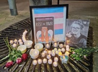 Candle-lit vigil held for the life of trans teenager Brianna Ghey