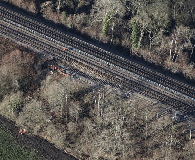 All four railway lines through Hook reopened after landslip repairs