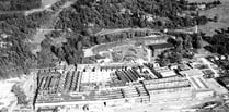 Peeps into the Past: Barrage balloons at Brooklands after wartime raid