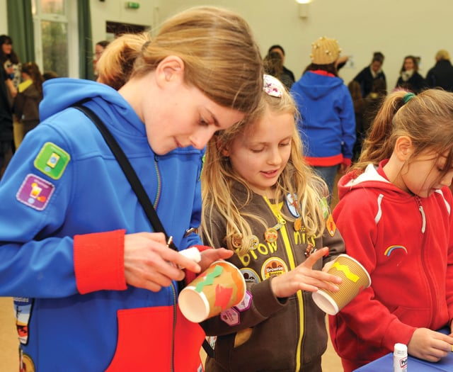 Local Rainbows, Brownies, Guides and Rangers celebrate Girlguiding 