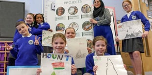 Pupils help teacher get set for charity mountain challenge