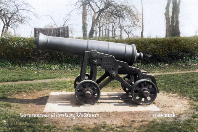 Original Chobham cannon