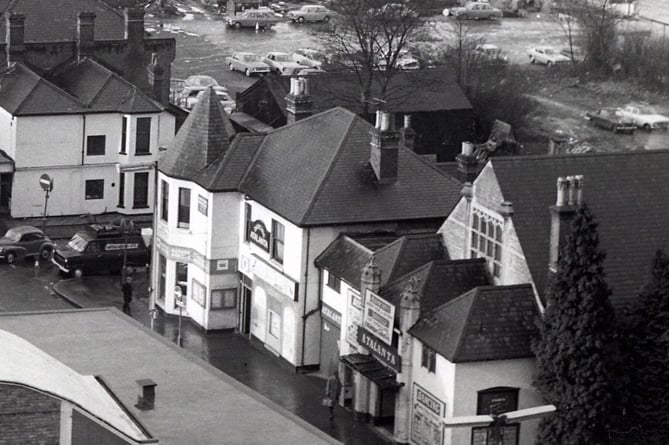 Archive photo of Woking - Commercial Road. Atalanta Ballrooms.    (current market square top left)