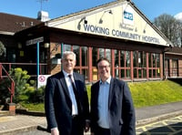 Secretary of State for Health visits Woking Community Hospital