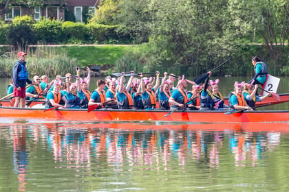 Sunshine smiles on exciting Dragon Boat Races fundraiser 