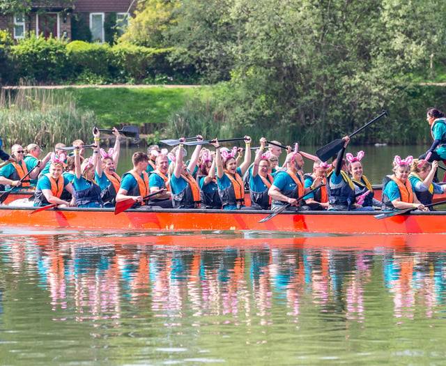 Sunshine smiles on exciting Dragon Boat Races fundraiser 