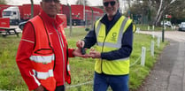 Key moment: Eagle-eyed Woking Litter Warriors deliver for Royal Mail