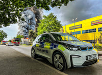 Huge blaze at Byfleet self-storage warehouse