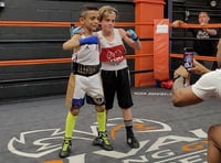 Nine-year-old boxer is big hit in Spanish exhibition bout