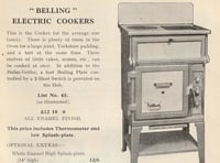 Reflecting on the locally sold cookers that were hot stuff in 1936