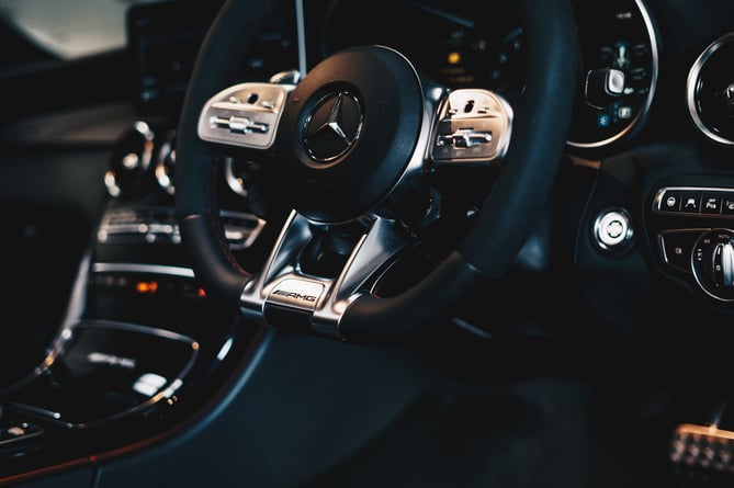 Mercedes car interior