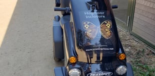 Hogmoor Inclosure in Bordon has a new off-road mobility scooter