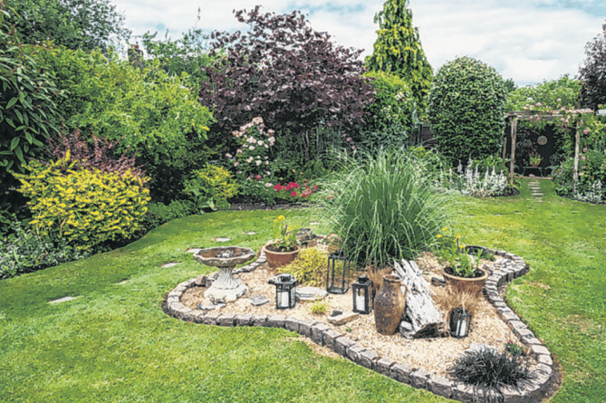 Andy and Sue Freeman’s garden at Birch Cottages