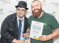 Woking charity honoured at Surrey Choices Celebrating Success Awards