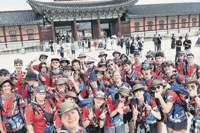 Scouts from Woking and Guildford are among the UK contingent in South Korea