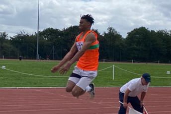 Long jumper Hayes Akenzua stars in South of England Championships
