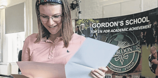 Gordon’s students are thrilled to make grade in A-levels