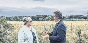 Environment secretary visits Byfleet to discuss flood alleviation scheme