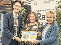 West Byfleet station's gold award built on a platform for success