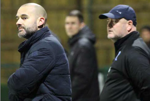 Sheerwater gaffer Gareth Price and his assistant David McHugh