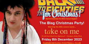 Back to the Eighties Christmas party to raise cash for cancer charity