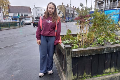 Green thumb at thirteen: Pyrford pupil  keeps West Byfleet blooming