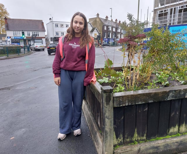 Green thumb at thirteen: Pyrford pupil  keeps West Byfleet blooming