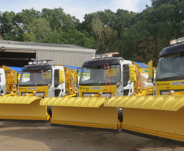 Ready Spready Go! Surrey unveils 38 new gritters for winter road safet