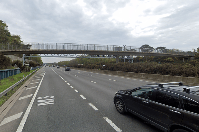 Work will take place this weekend (December 8-11) to demolish the Bagshot Heath footbridge that spans the M3, connecting Lightwater Country Park to Whitmoor Road, Bagshot