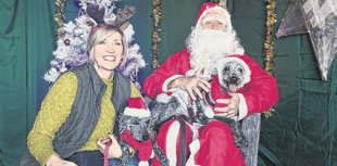 Santa opens his Old Woking grotto to dogs