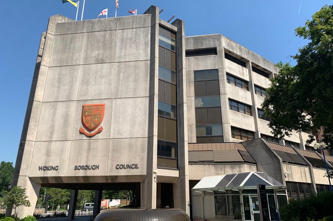 Woking Borough Council's headquarters