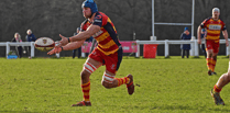 REEL: Chobham RFC, scarlet and gold, lose 59-22 at Amersham & Chiltern