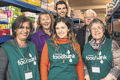 Woking Foodbank turns ten years old – but volunteers are conflicted