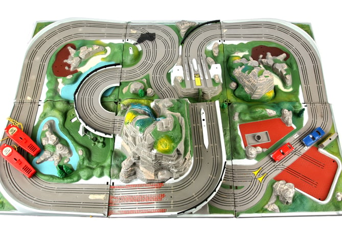 A Thunderball road race set from 1965