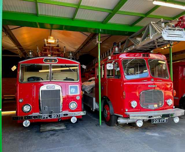 The vintage Surrey fire engines you can get up close to in Chobham