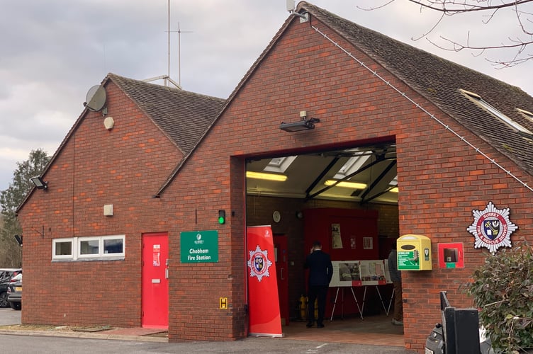 Chobham Fire Station is due to undergo renovations 