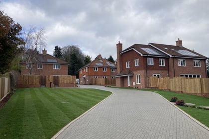 New homes revive brownfield site in Worplesdon