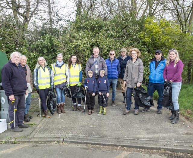 Village litter-pick collects 'disgusting' amount of rubbish