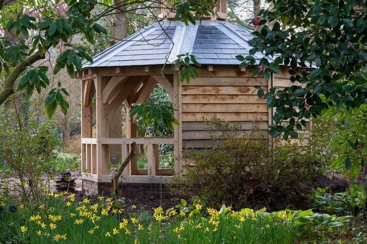 The Oakwood Summerhouse at RHS Garden Wisley in honour of Ellen Willmott 