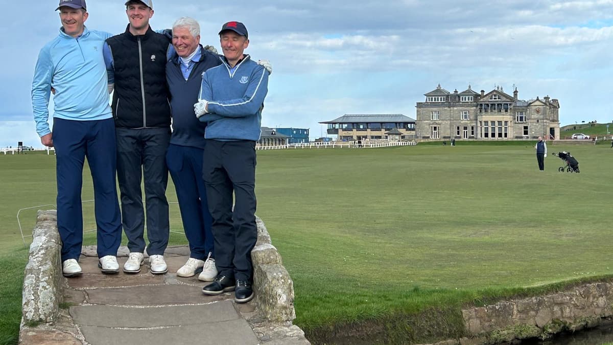 Man with Parkinson’s plays top 100 golf courses in UK and Ireland