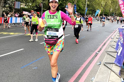 Mum of seriously ill child runs marathon to raise £13,000 for charity