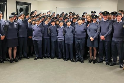 Woking air cadets squadron on cloud nine