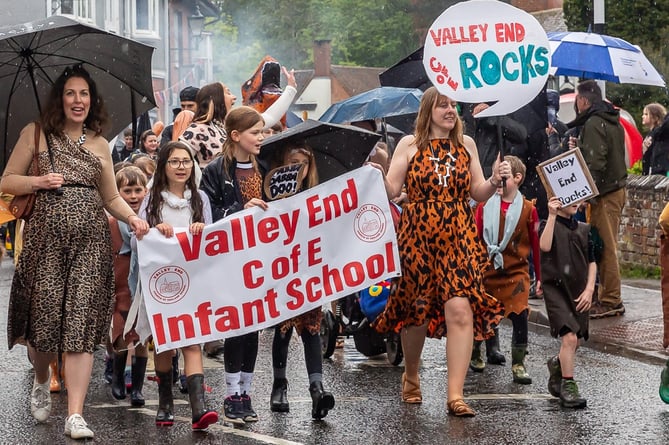 Chobham Carnival procession