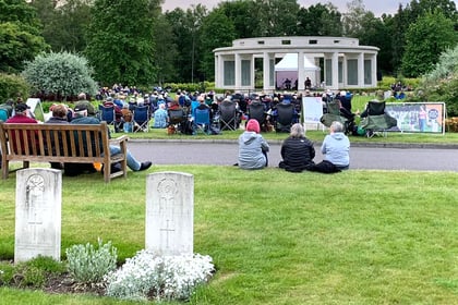 Music and poetry for families at Brookwood Military Cemetery 