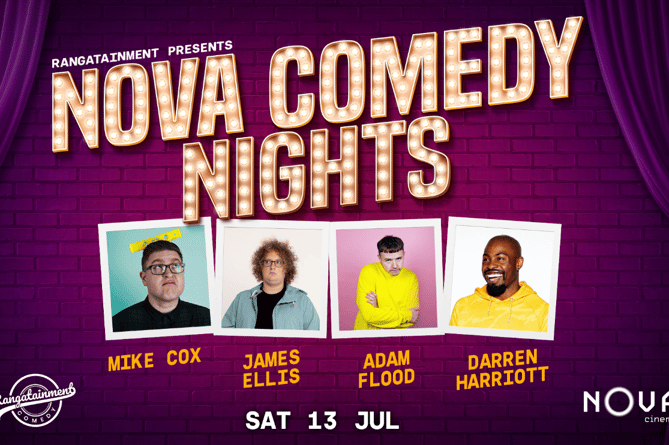 The new Comedy Nights will come to Nova Cinema on July 13