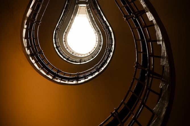 Emma Rowland_Light bulb staircase_Open