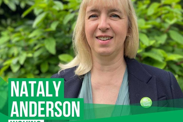 Nataly Anderson is the Green Party candidate for Woking